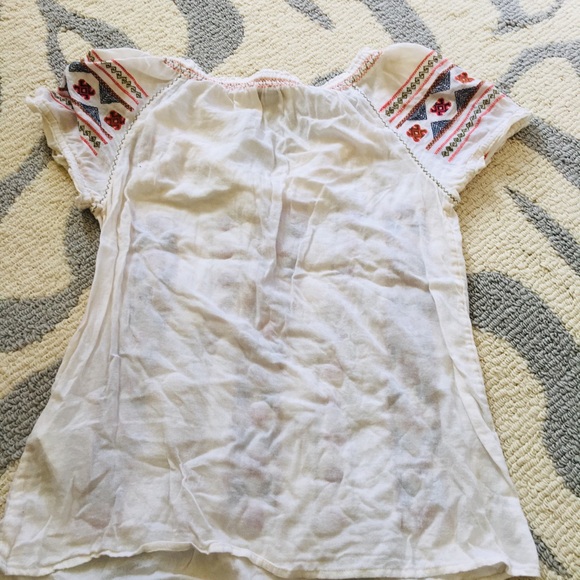 Lucky Brand Boho Peasant Top - Picture 5 of 5